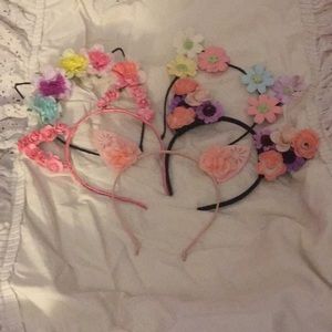 Bundle or separate cat ears ❤️😻THE FLOWER EDITION